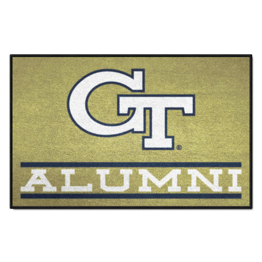 Georgia Tech Yellow Jackets Starter Mat Accent Rug - 19in. x 30in. Alumni Starter Mat