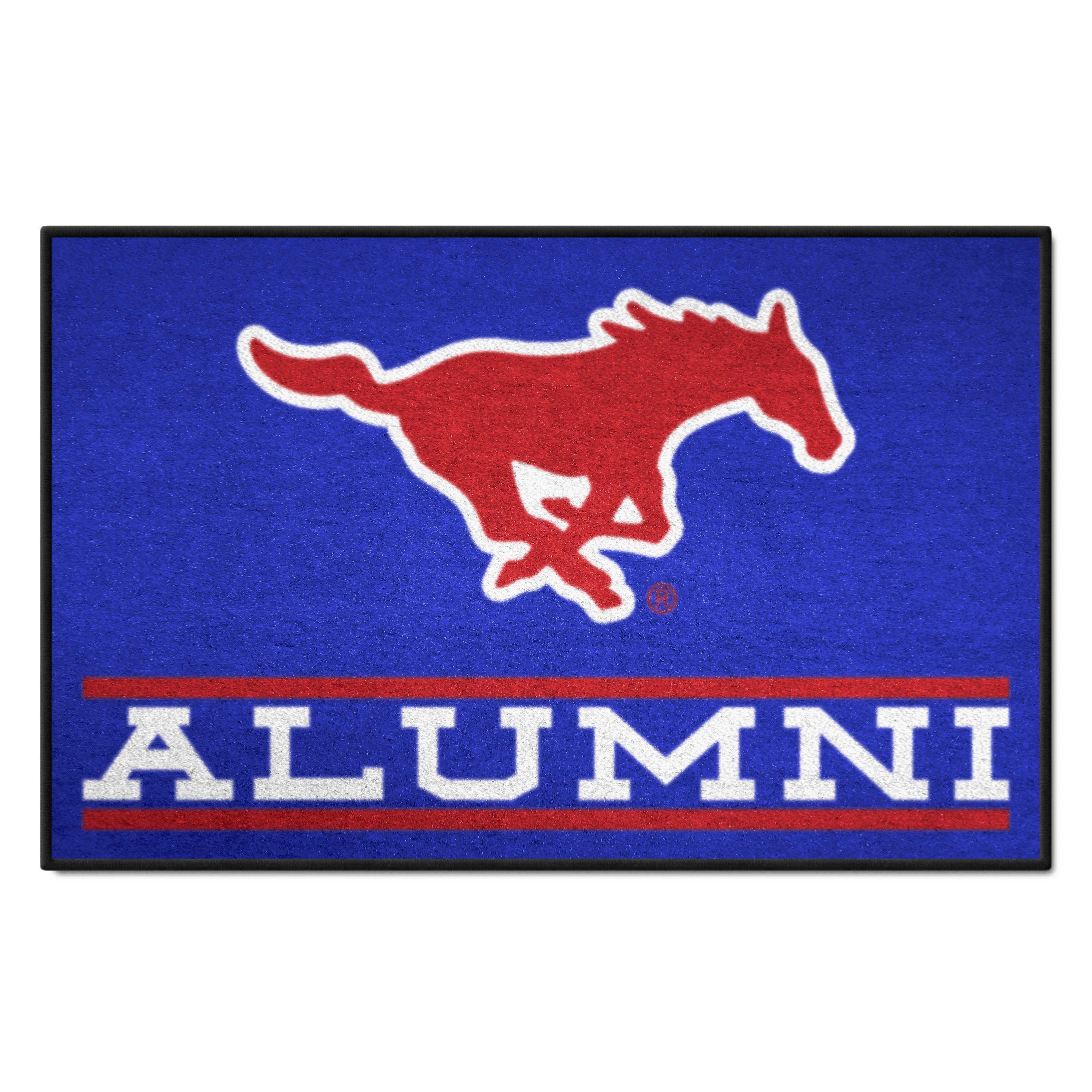 SMU Mustangs Starter Mat Accent Rug - 19in. x 30in. Alumni Starter Mat