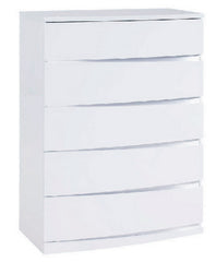 32" Exquisite White High Gloss Chest