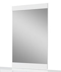 45" Superb White High Gloss Mirror