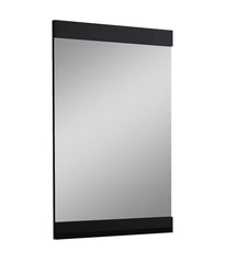 45" Black Framed Accent Mirror