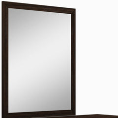 43" Dark Brown Framed Dresser Mirror