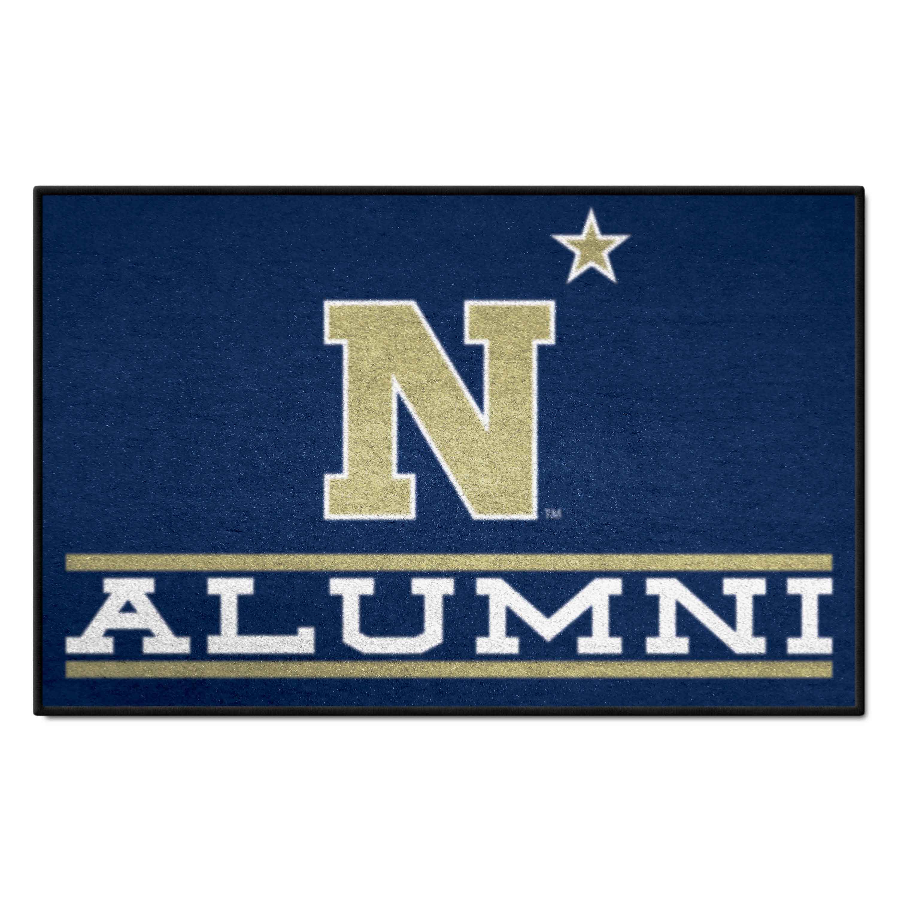 Naval Academy Starter Mat Accent Rug - 19in. x 30in. Alumni Starter Mat