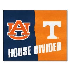 House Divided - Auburn / Tennessee House Divided House Divided Rug - 34 in. x 42.5 in. - House Divided - Auburn / Tennessee