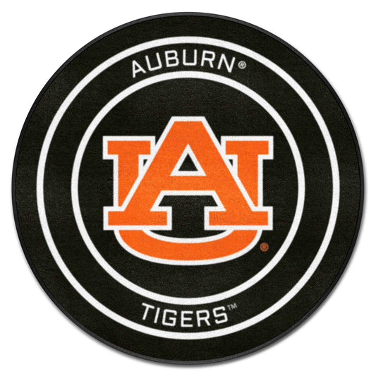 Auburn Hockey Puck Rug - 27in. Diameter