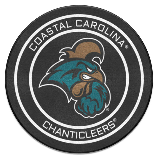 Coastal Carolina Hockey Puck Rug - 27in. Diameter