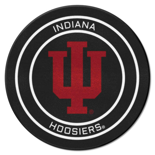 Indiana Hooisers Hockey Puck Rug - 27in. Diameter