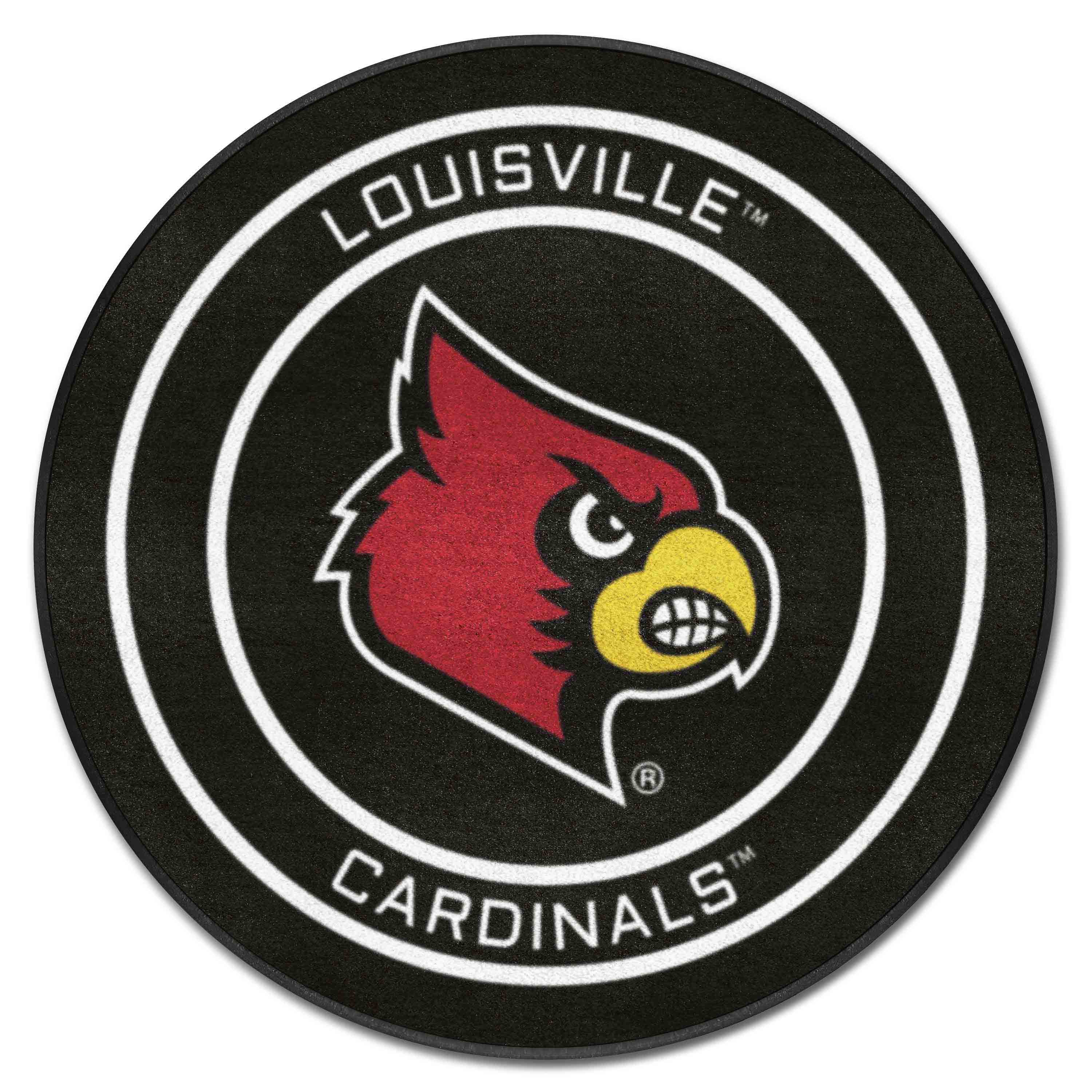 Louisville Hockey Puck Rug - 27in. Diameter