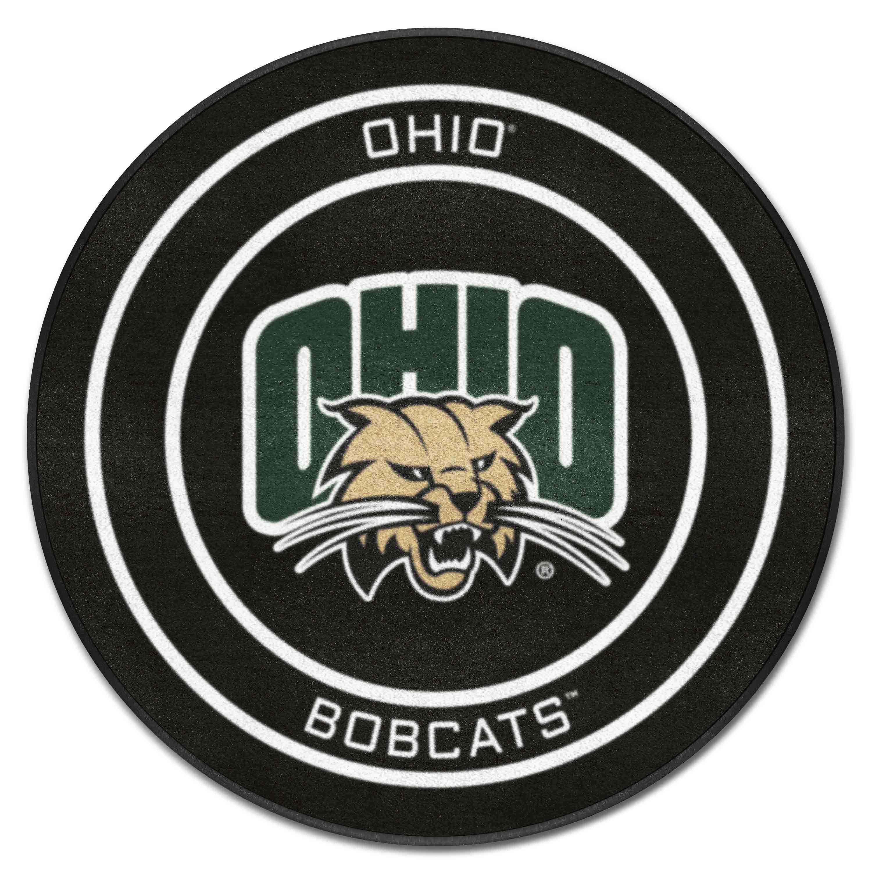 Ohio Hockey Puck Rug - 27in. Diameter