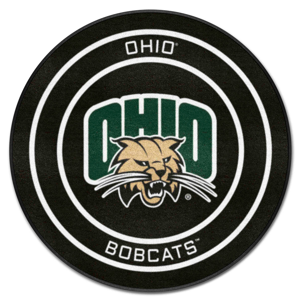 Ohio Hockey Puck Rug - 27in. Diameter - Ohio