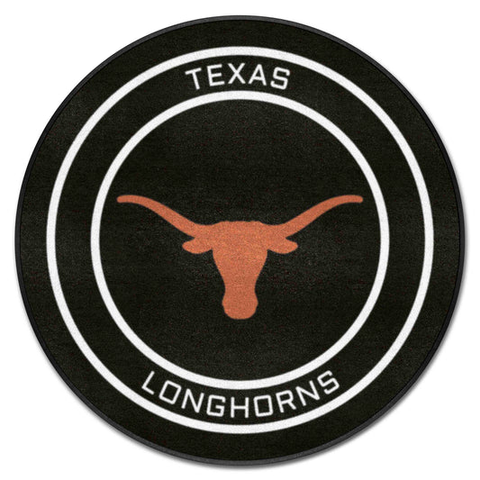 Texas Hockey Puck Rug - 27in. Diameter