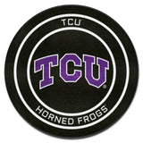 TCU Hockey Puck Rug - 27in. Diameter