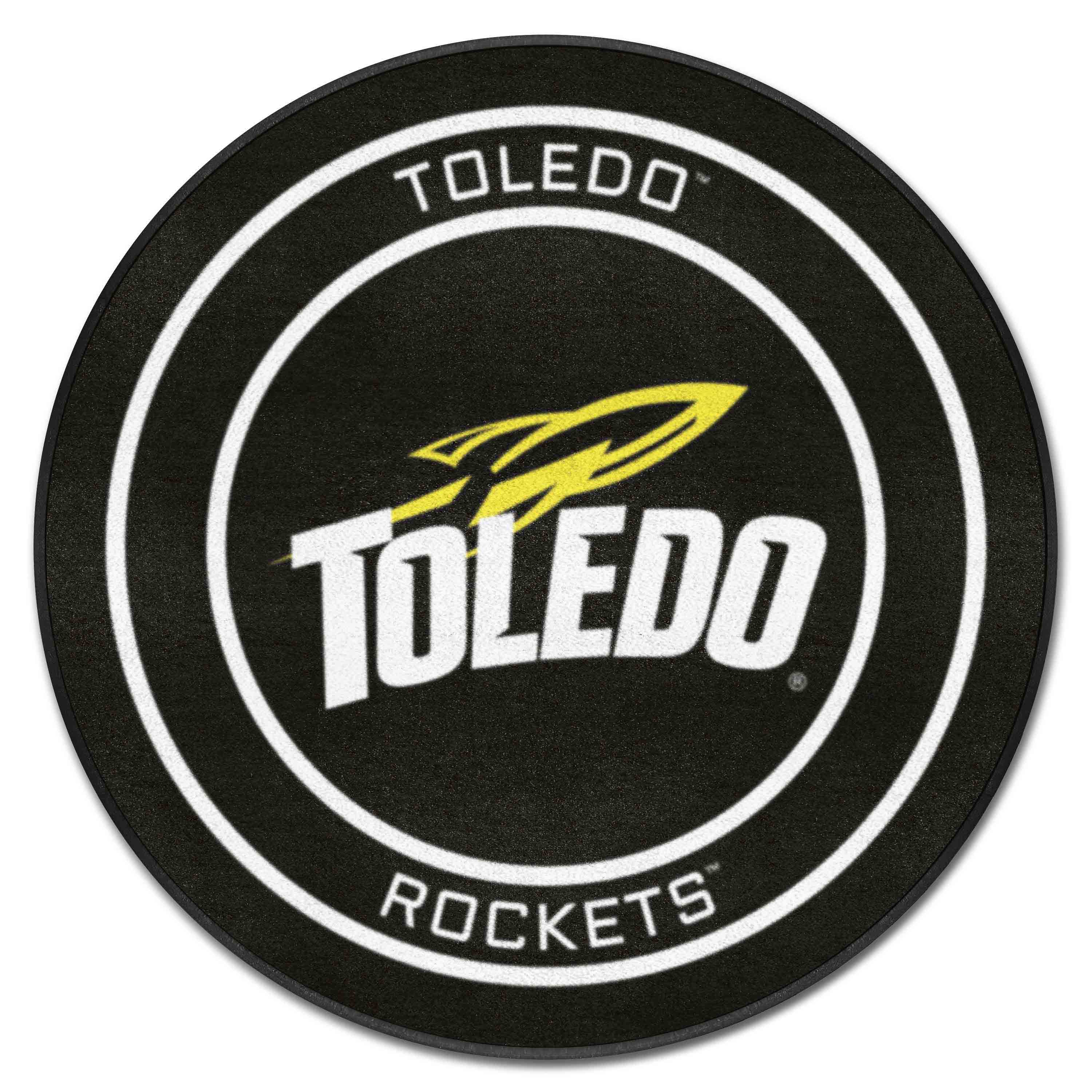 Toledo Hockey Puck Rug - 27in. Diameter