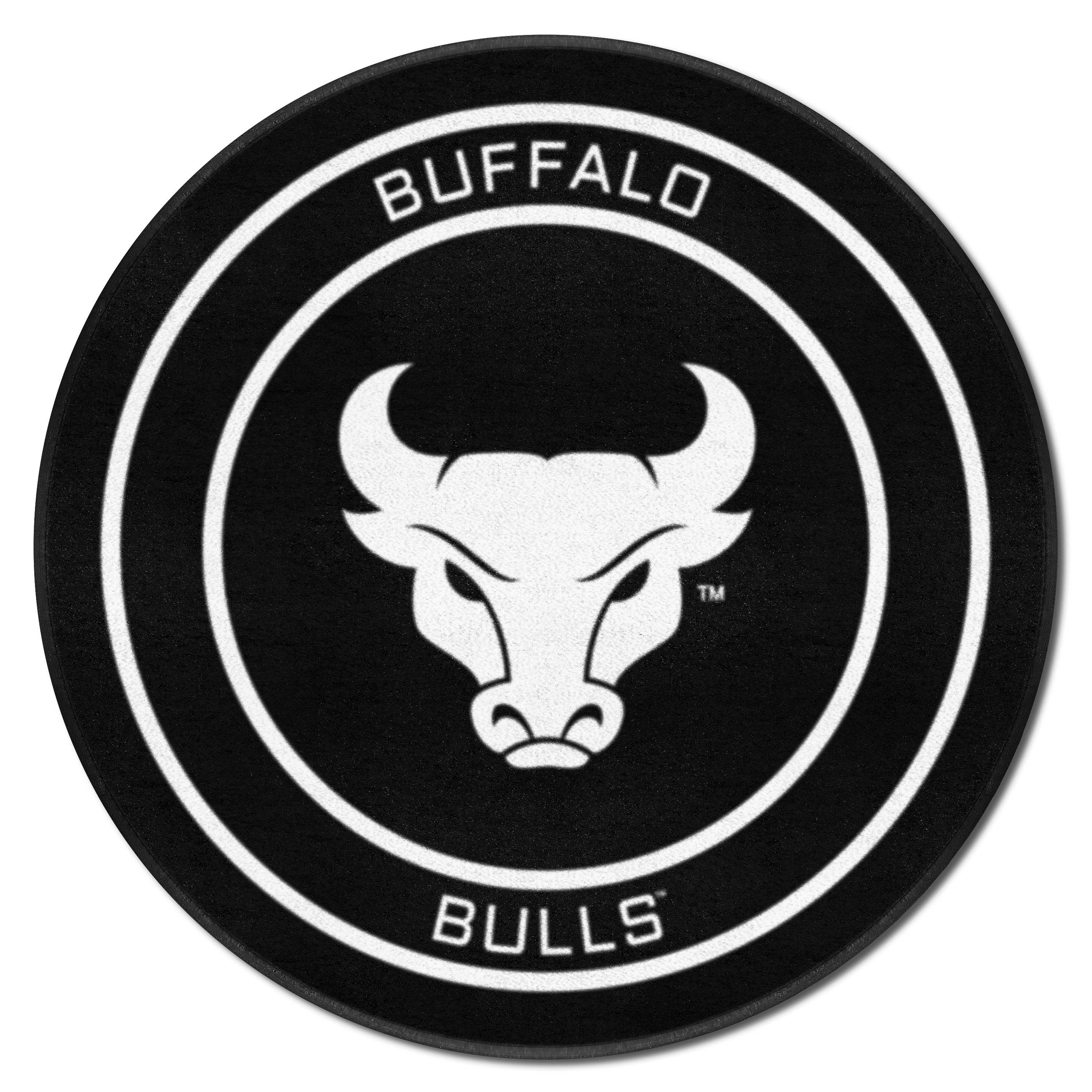 Buffalo Hockey Puck Rug - 27in. Diameter