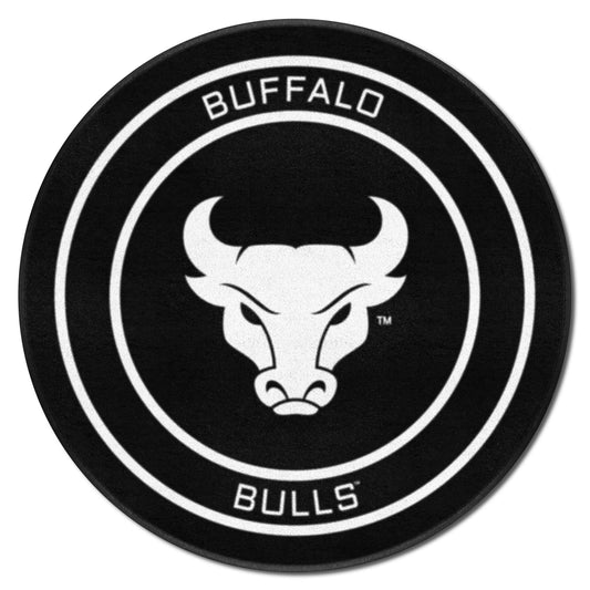 Buffalo Hockey Puck Rug - 27in. Diameter - Buffalo