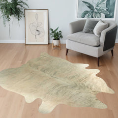 60" X 84" Light Brindle Cowhide  Rug