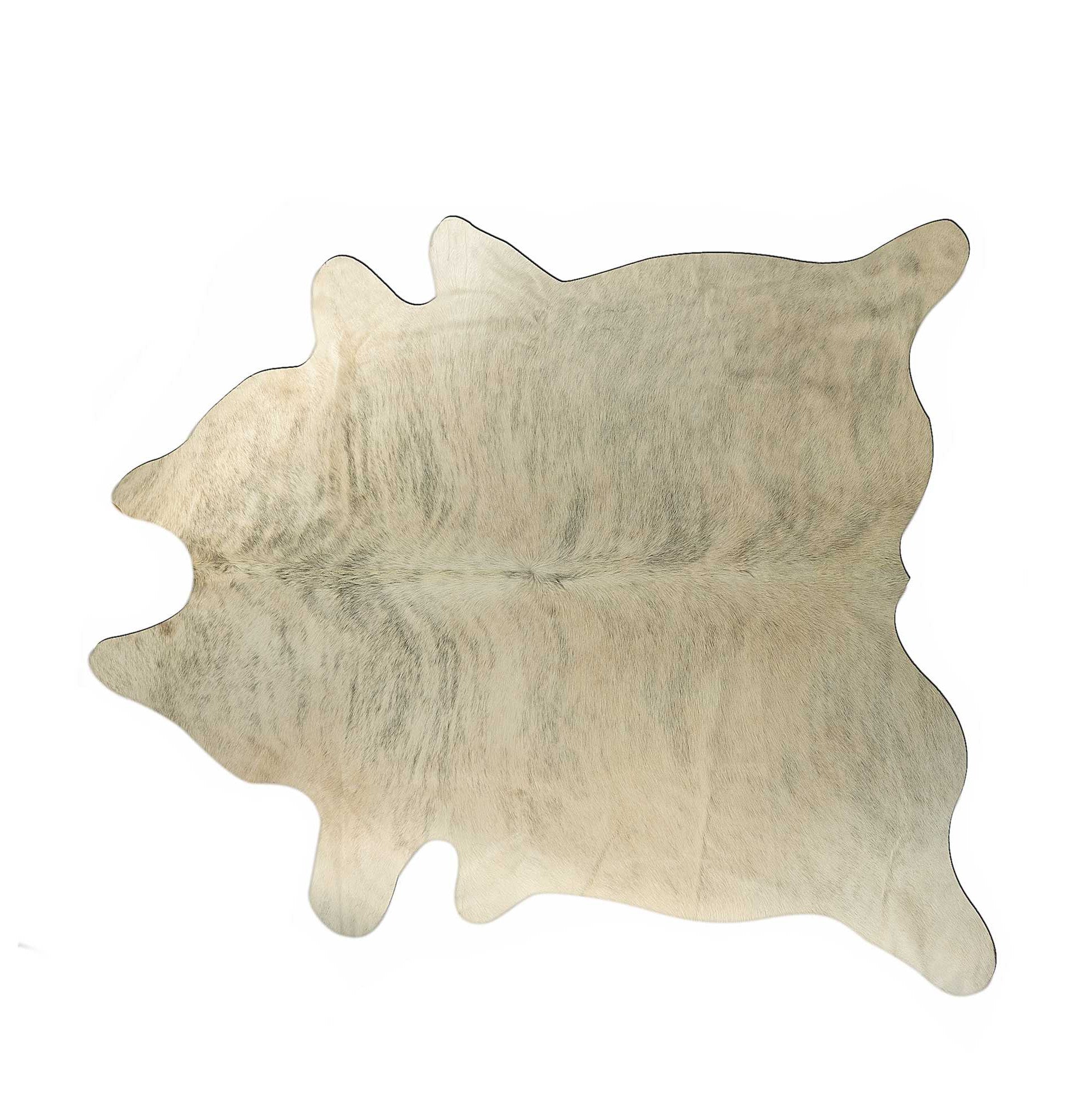 60" X 84" Light Brindle Cowhide  Rug