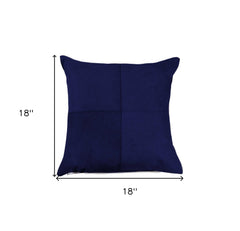 18" X 18" X 5" Navy  Pillow