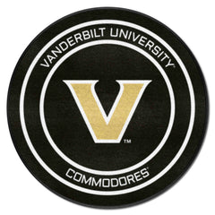 Vanderbilt Commodores Hockey Puck Rug - 27in. Diameter