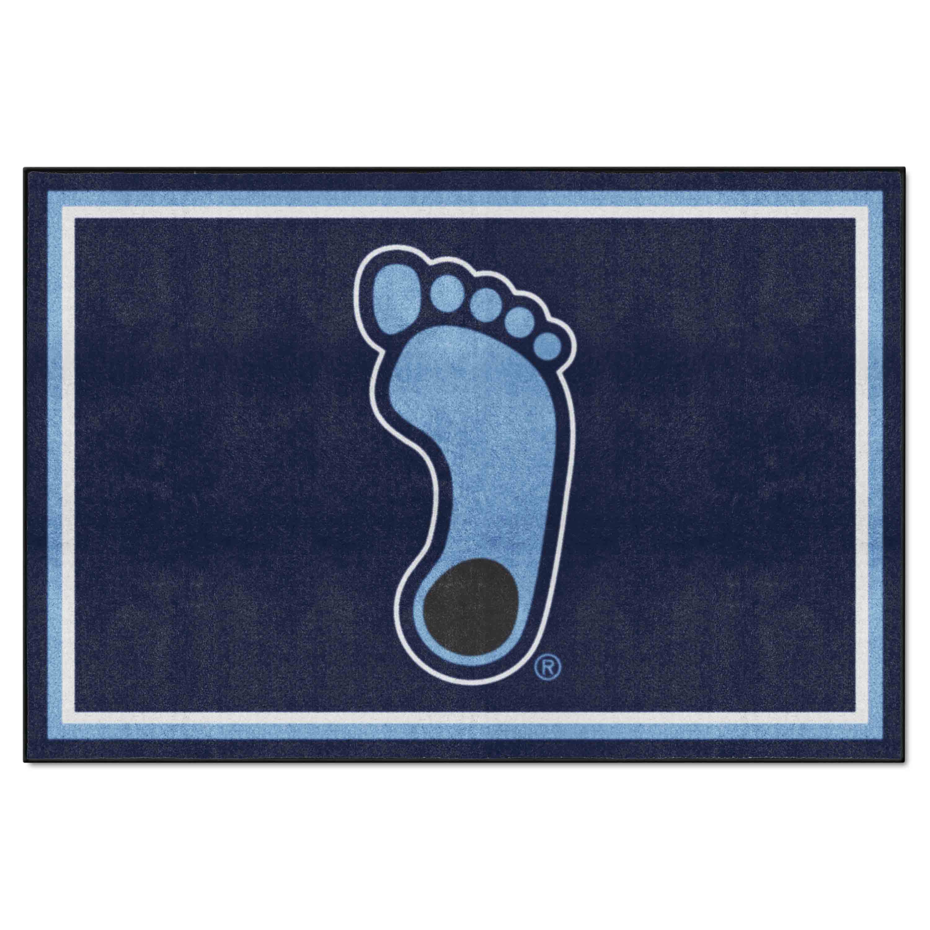 North Carolina Tar Heels 5ft. x 8 ft. Plush Area Rug - North Carolina