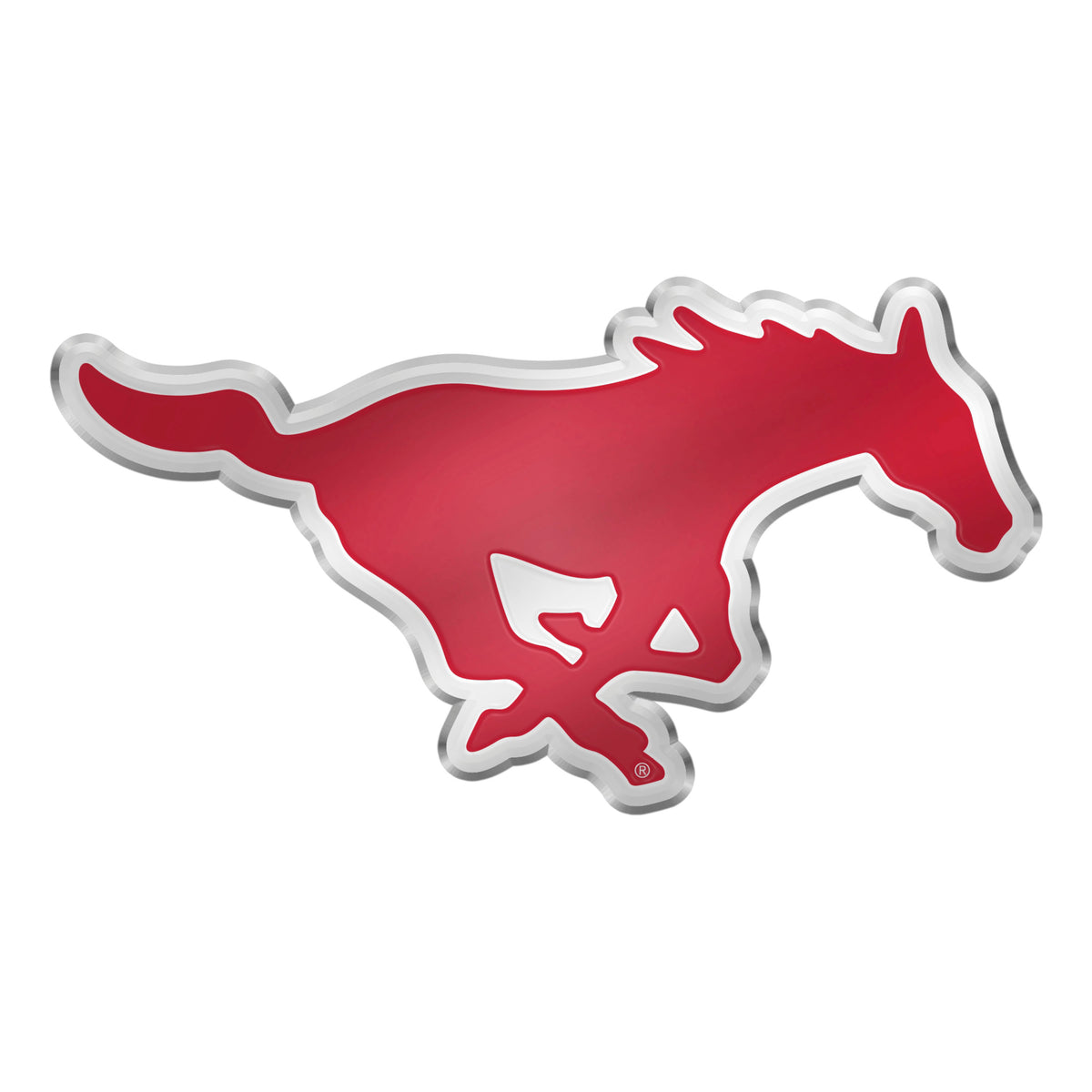 SMU Mustangs 3D Color Metal Emblem