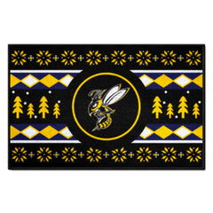 Montana State Billings Yellow Jackets Holiday Sweater Starter Mat Accent Rug - 19in. x 30in.