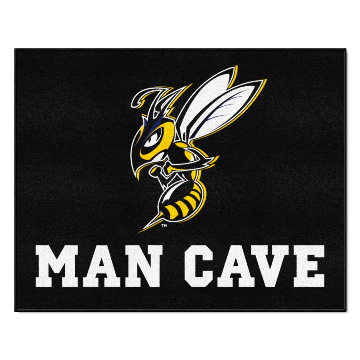 Montana State Billings Yellow Jackets Man Cave All-Star Rug - 34 in. x 42.5 in.