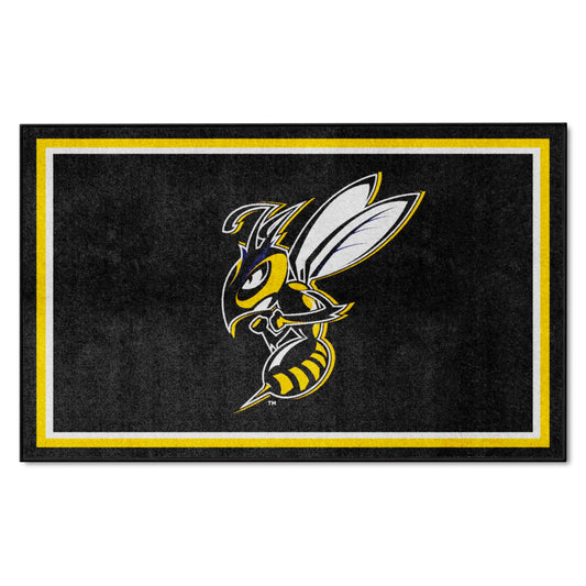 Montana State Billings Yellow Jackets 4ft. x 6ft. Plush Area Rug