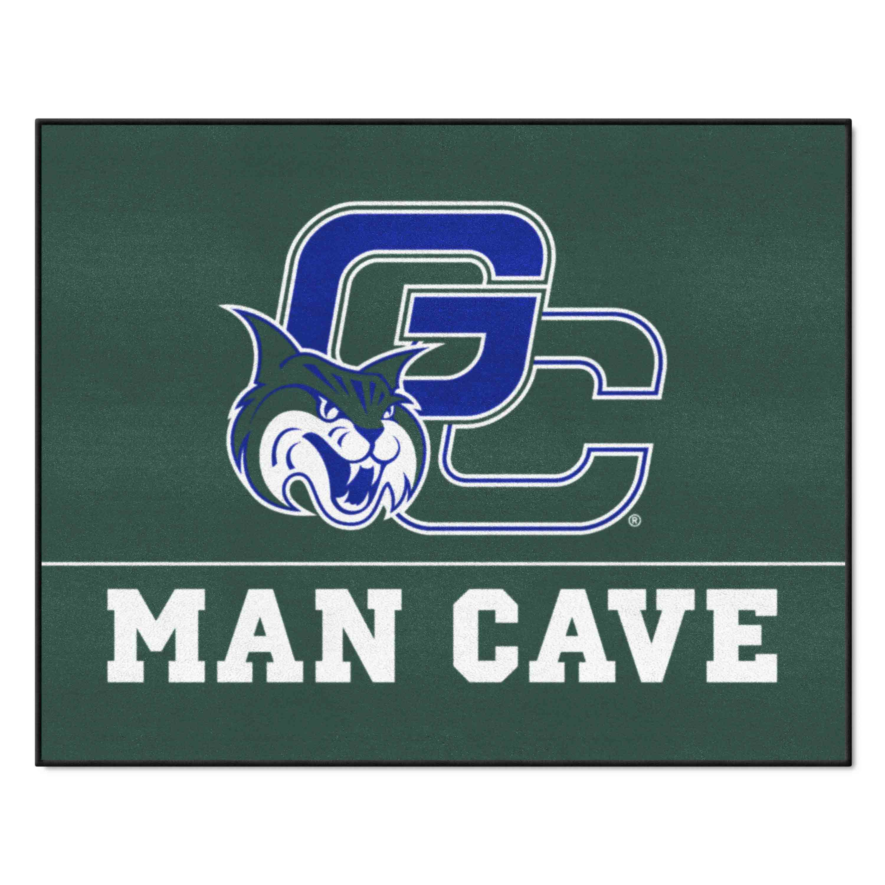 Georgia College Bobcats Man Cave All-Star Rug - 34 in. x 42.5 in.