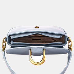 David Jones PU Leather Shoulder Bag - Trendsi