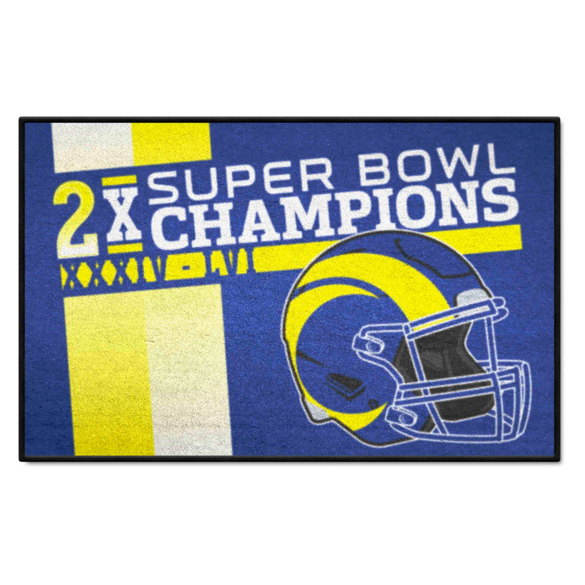 NFL - Los Angeles Rams All-Star Rug - 34 in. x 42.5 in. Plush Area Rug