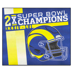 NFL - Los Angeles Rams Dynasty Tailgater Rug - 5ft. x 6ft. - Los Angeles Rams