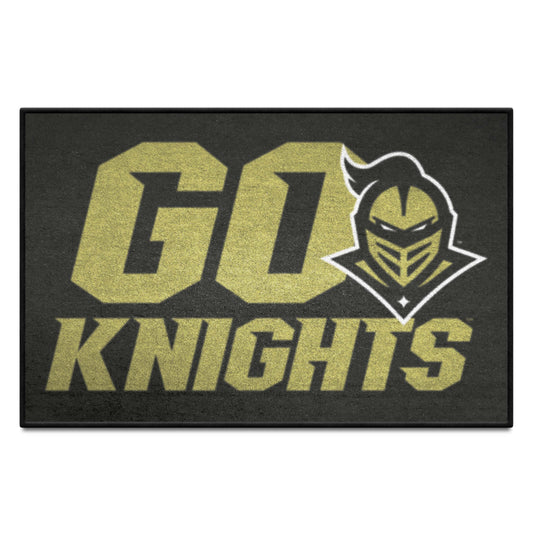 Central Florida Knights Starter Mat Accent Rug - 19in. x 30in. Slogan Starter Mat - Central Florida