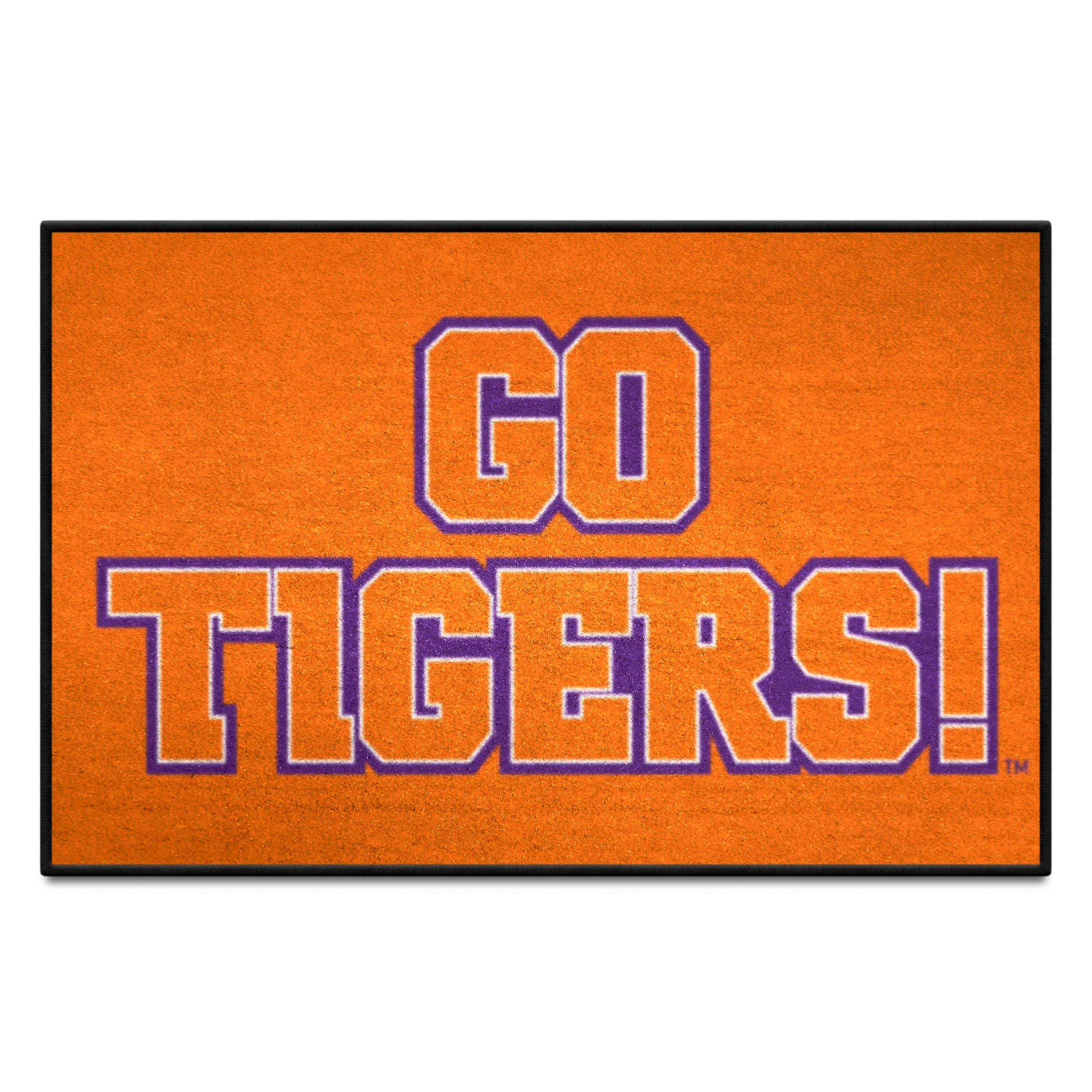 Clemson Starter Mat Accent Rug - 19in. x 30in. Slogan Design - Clemson