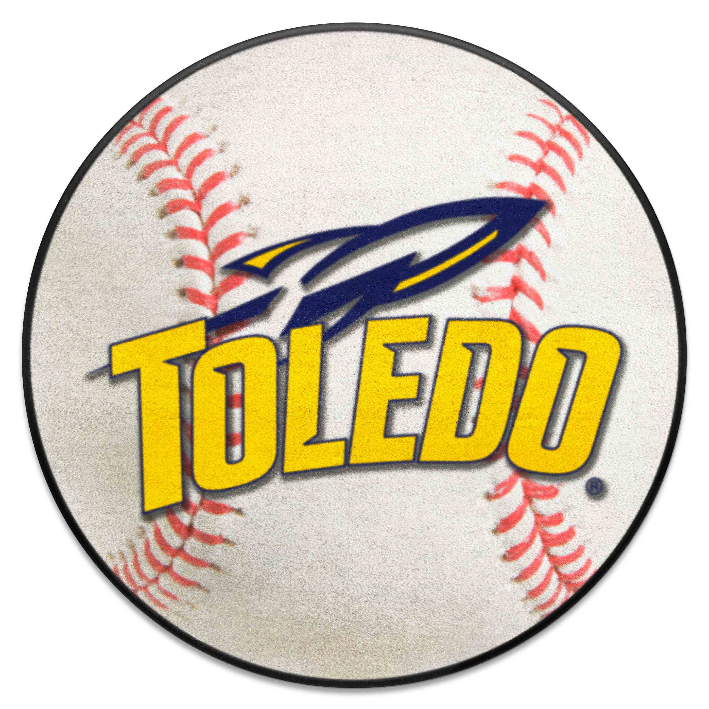 Toledo Rockets Baseball Rug - 27in. Diameter