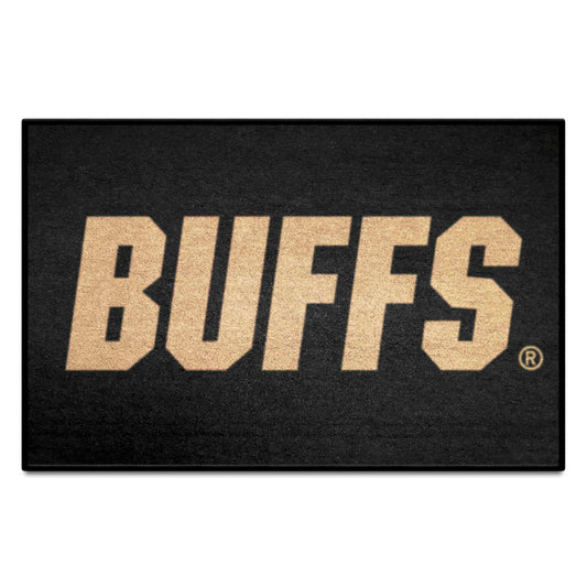 Colorado Buffaloes Starter Mat Accent Rug - 19in. x 30in. Slogan Design - Colorado