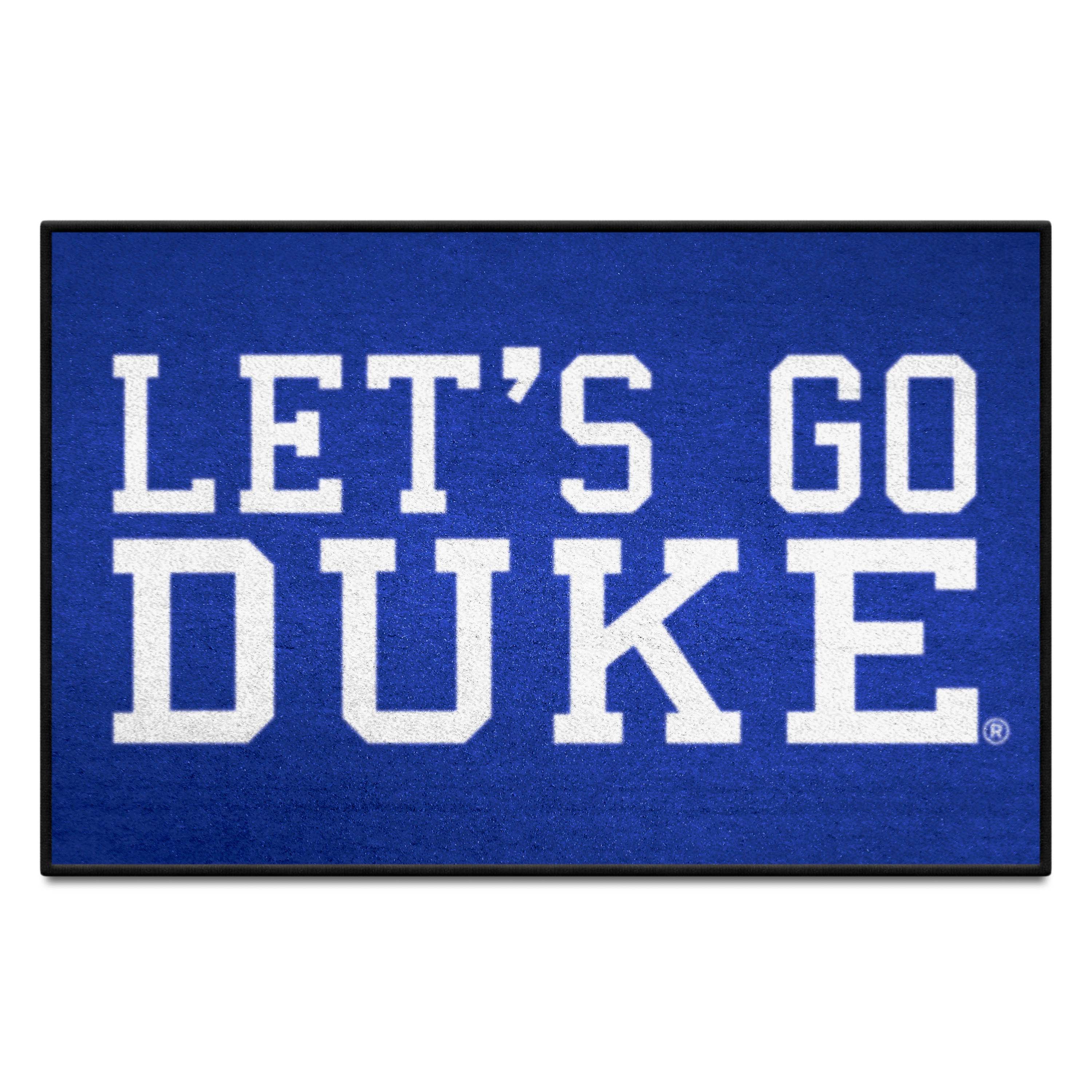 Duke Blue Devils Starter Mat Accent Rug - 19in. x 30in. Slogan Starter Mat - Duke