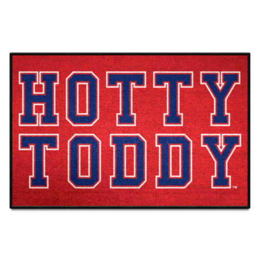 Ole Miss Starter Mat Accent Rug - 19in. x 30in. Slogan Design