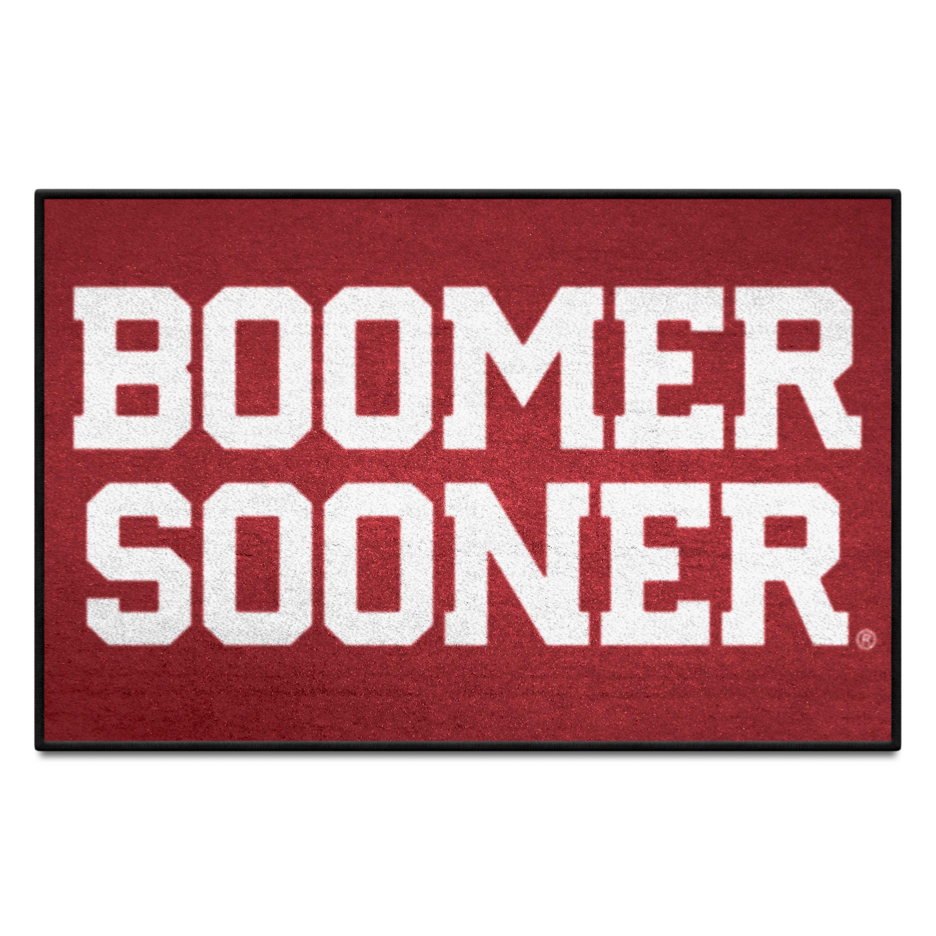 Oklahoma Sooners Starter Mat Accent Rug - 19in. x 30in. Slogan Starter Mat