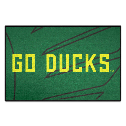 Oregon Starter Mat Accent Rug - 19in. x 30in. Slogan Design