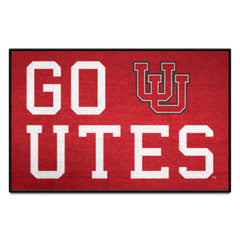 Utah Starter Mat Accent Rug - 19in. x 30in. Slogan Design