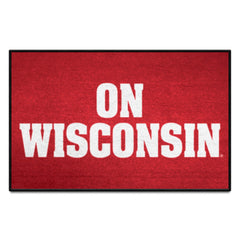 Wisconsin Starter Mat Accent Rug - 19in. x 30in. Slogan Design