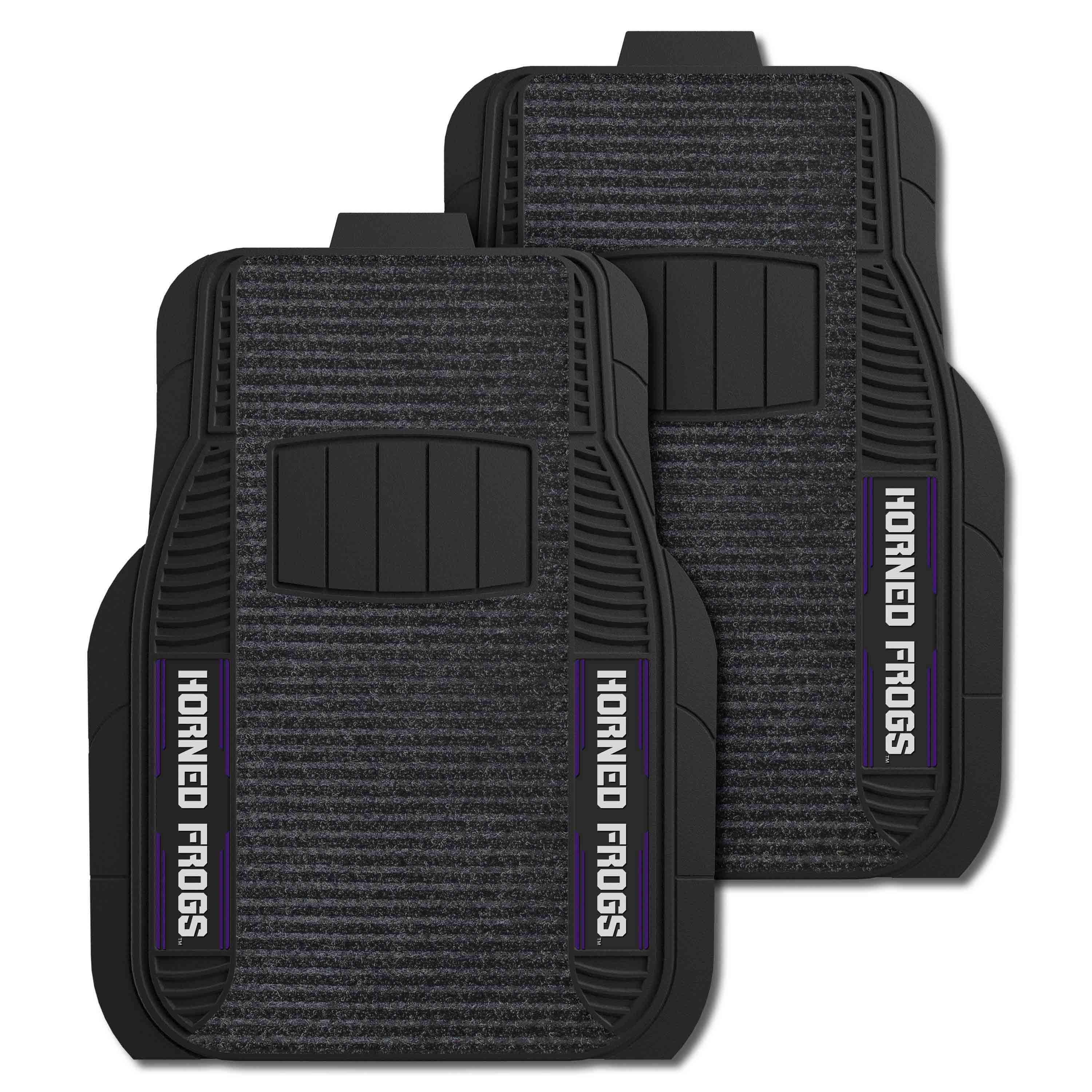 TCU Horned Frogs 2 Piece Deluxe Car Mat Set