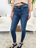 Judy Blue Full Size Classic Handsand Skinny Jeans - Trendsi