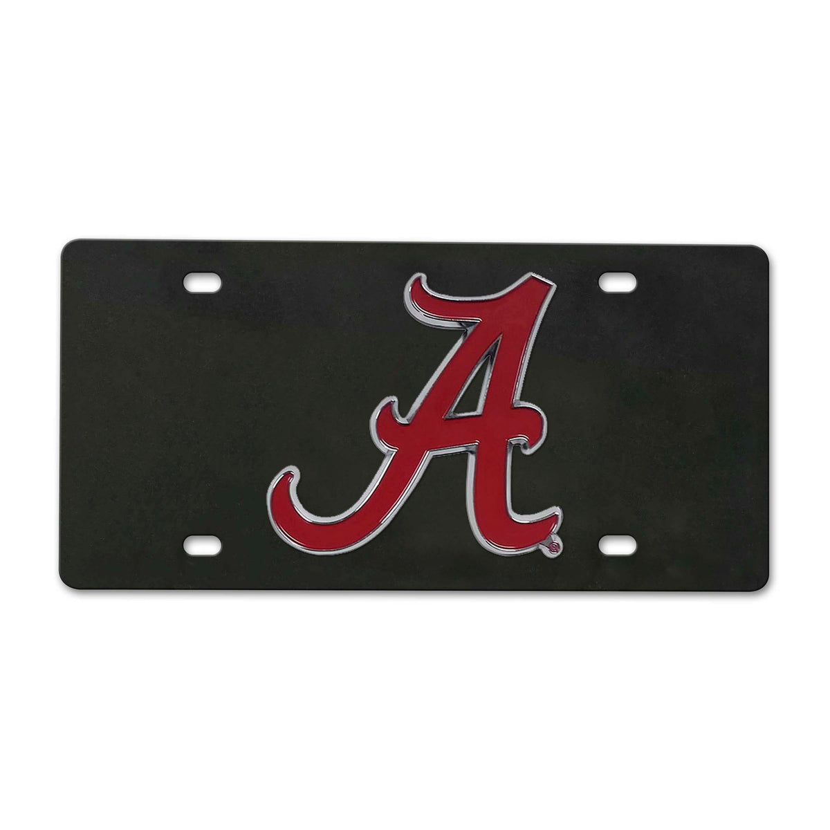 Alabama Crimson Tide 3D Black License Plate - Alabama