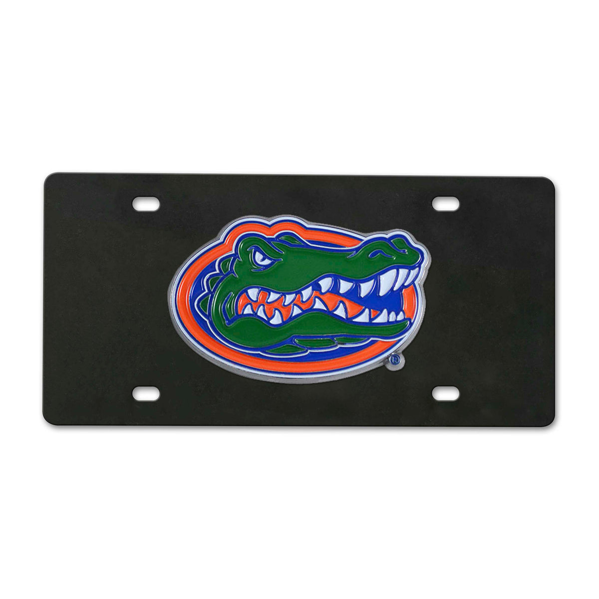 Florida Gators 3D Black License Plate