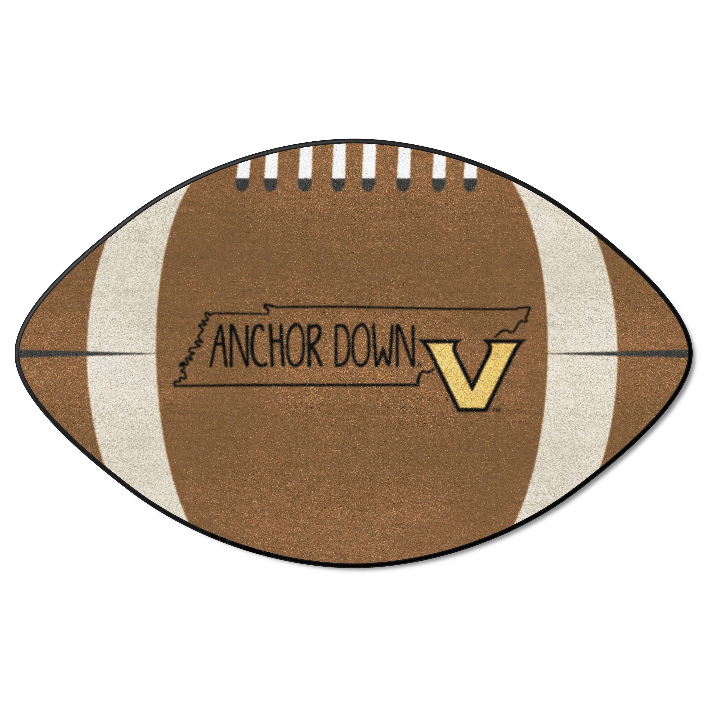 Vanderbilt Commodores Football Rug - 20.5in. x 32.5in.