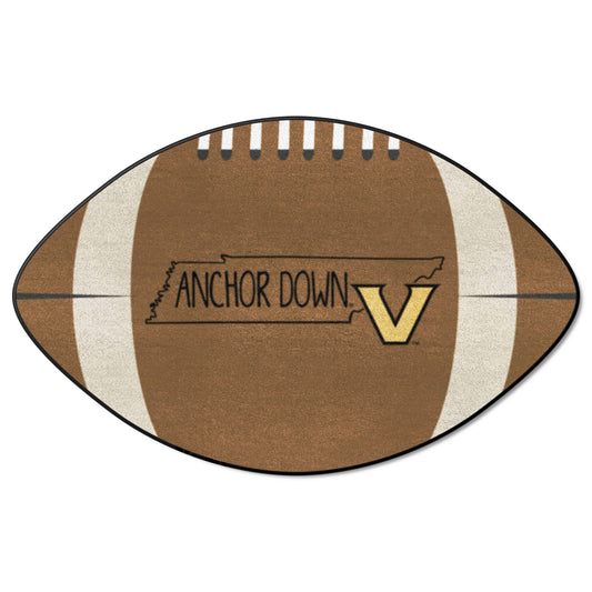 Vanderbilt Commodores Football Rug - 20.5in. x 32.5in.