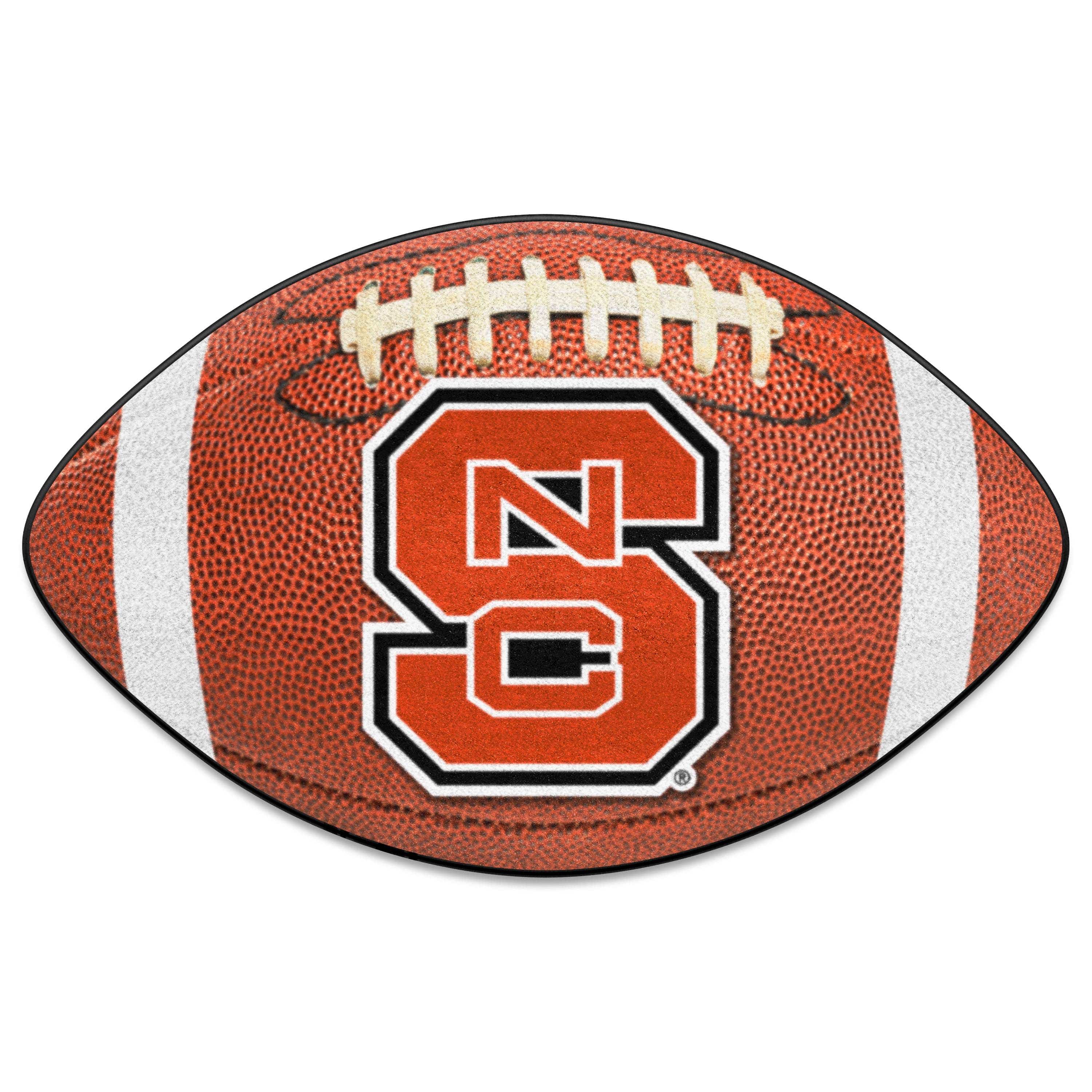 NC State Wolfpack Football Rug - 20.5in. x 32.5in., NSC Logo - NC State