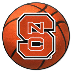 NC State Wolfpack Basketball Rug - 27in. Diameter, NSC Logo - NC State